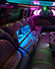 inside limo bus
