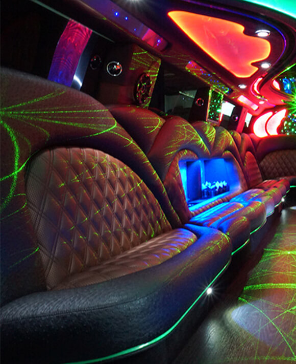 party bus interior